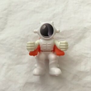 Astronaut Orange White Jetpack Figure Collectible